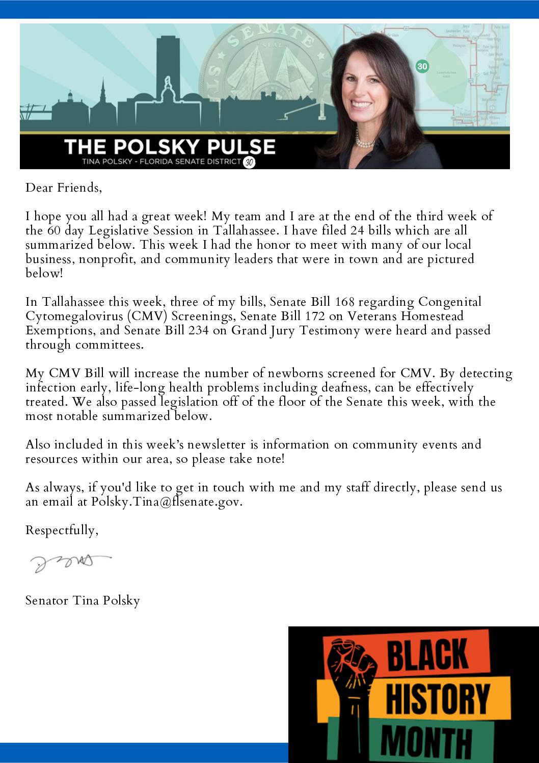 Polsky Pulse 2024 Legislative Session Week Five
