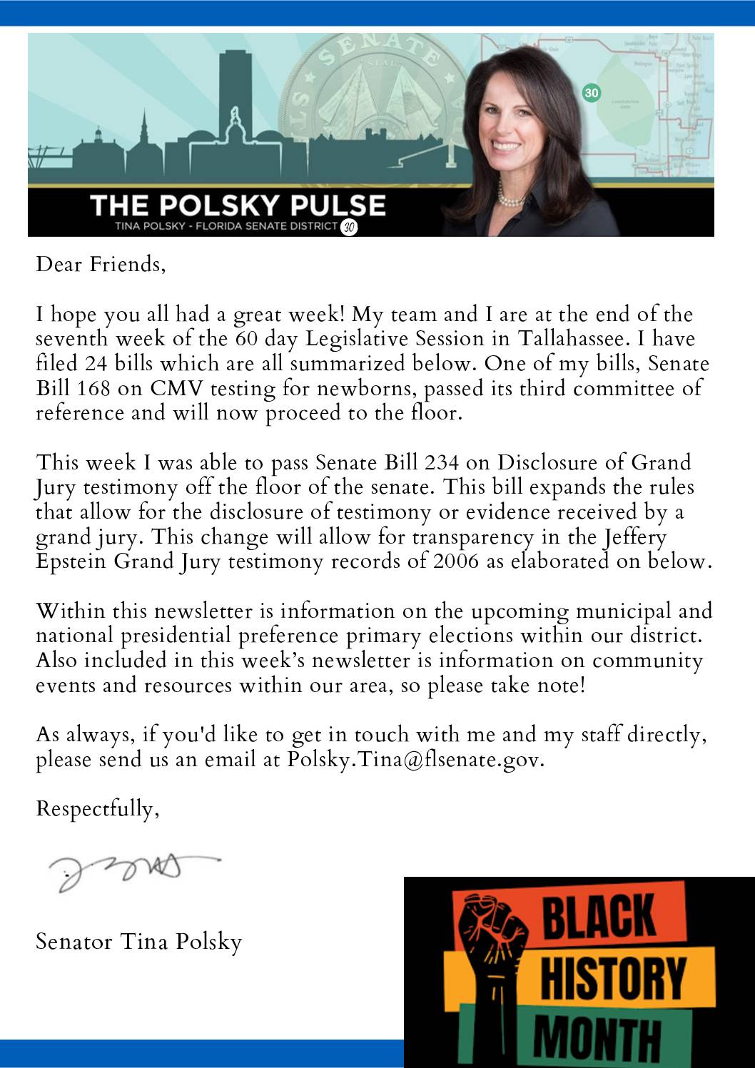 Polsky Pulse 2024 Legislative Session Week Seven
