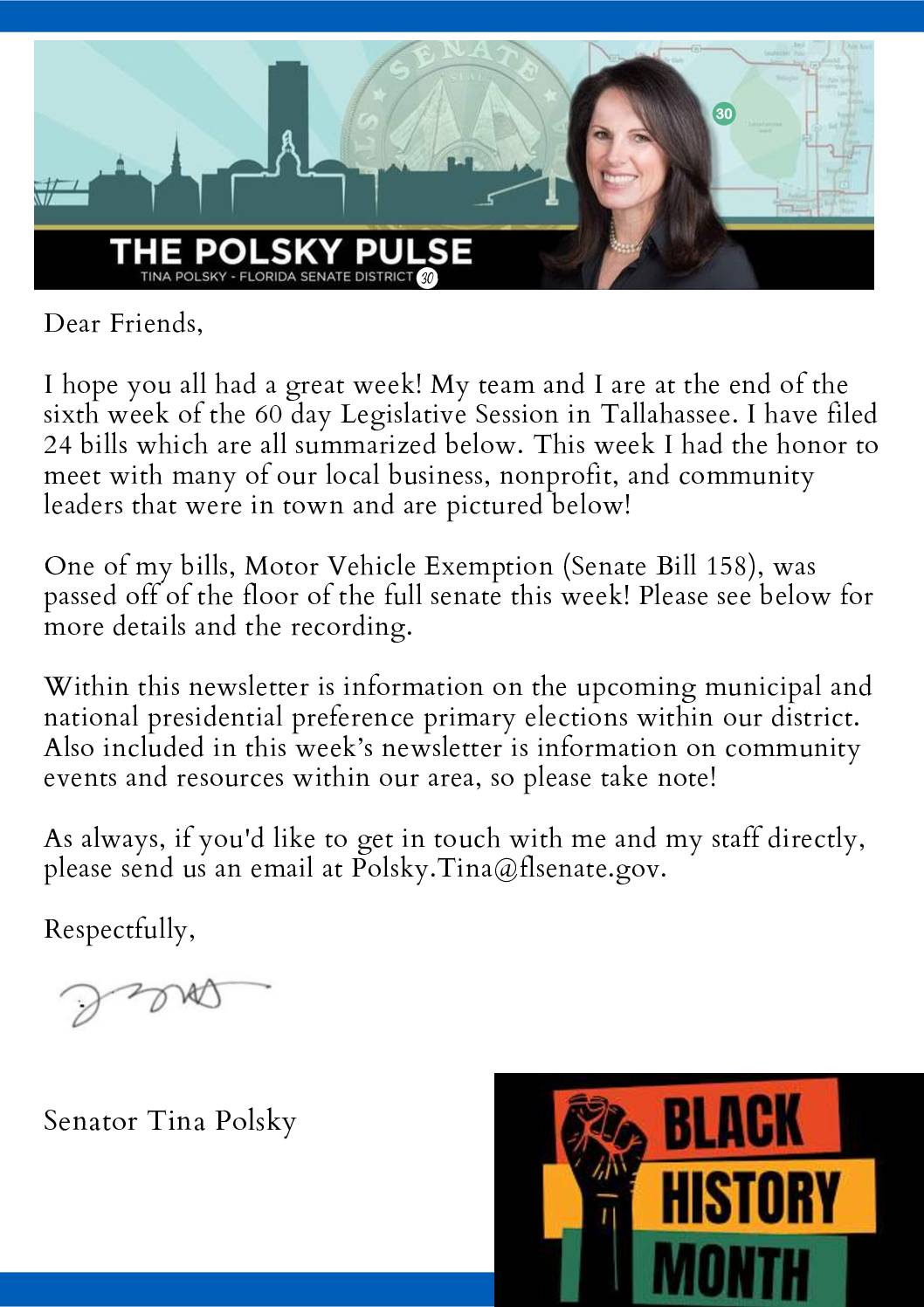 Polsky Pulse 2024 Legislative Session Week Six