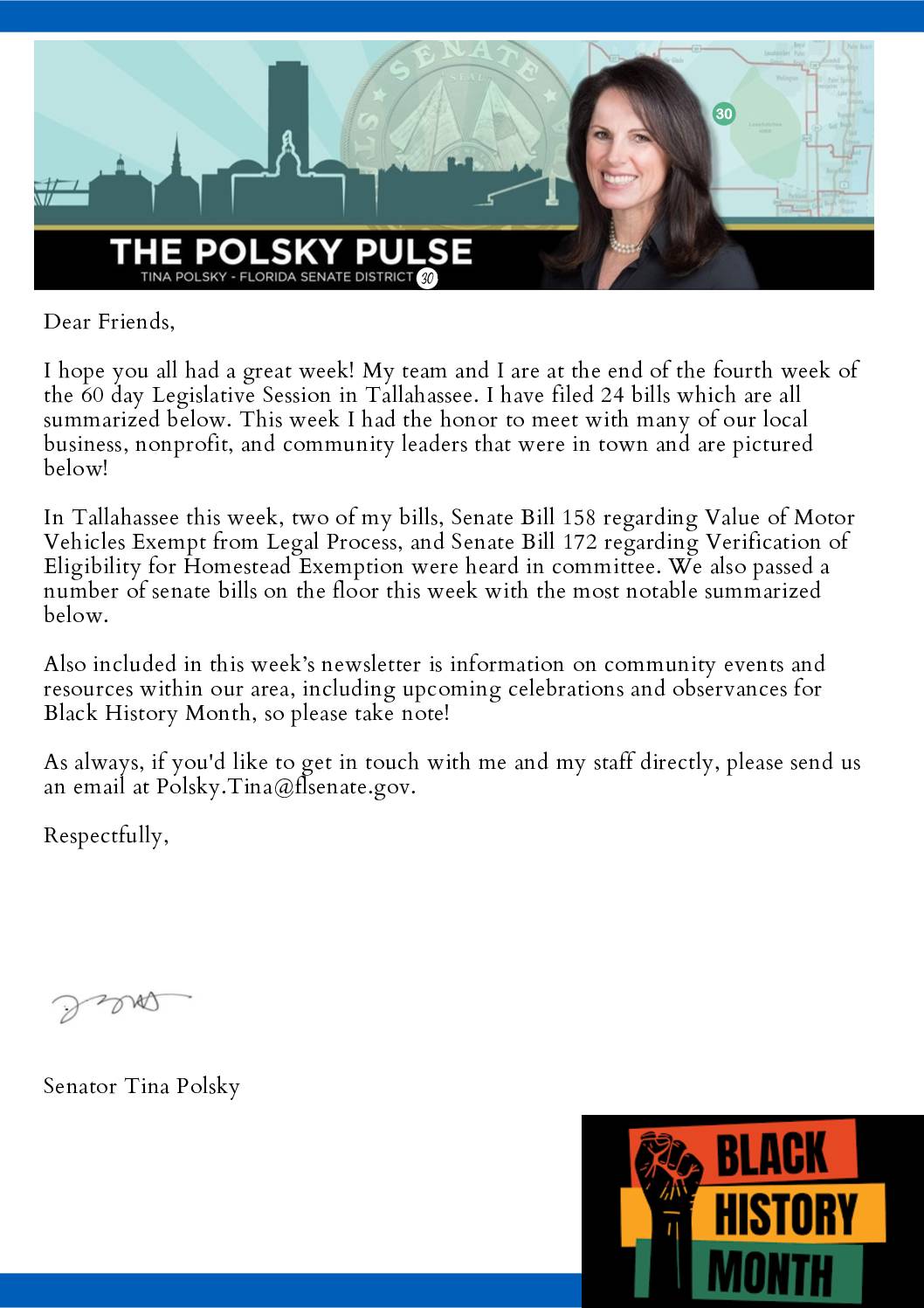 Polsky Pulse 2024 Legislative Session Week Four