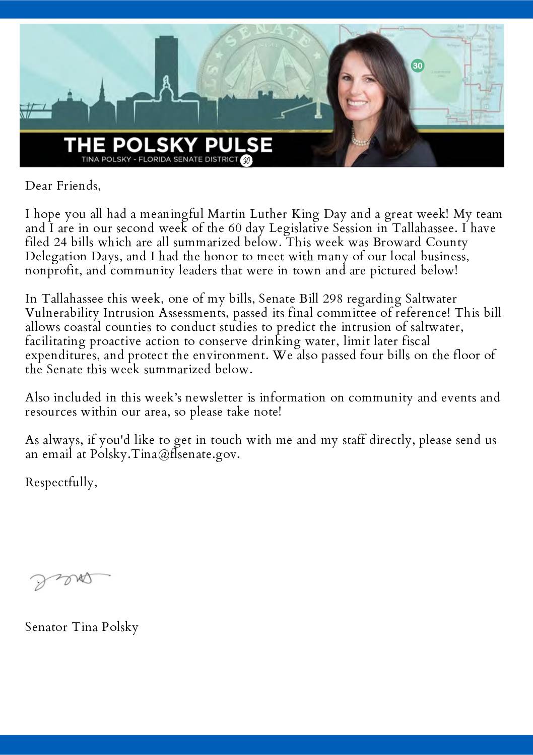 Polsky Pulse 2024 Legislative Session Week Two